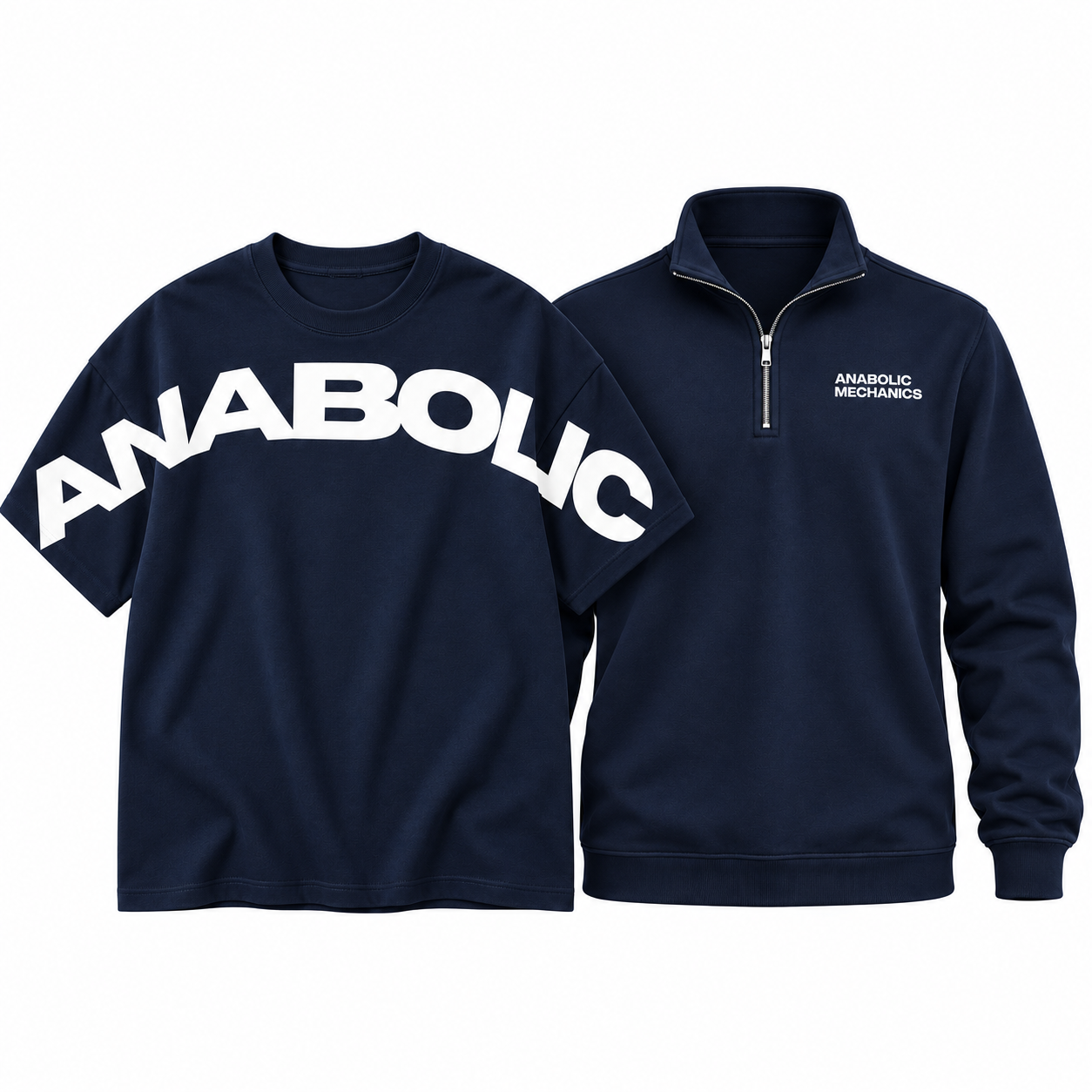 T-Shirt + Quarter Zip